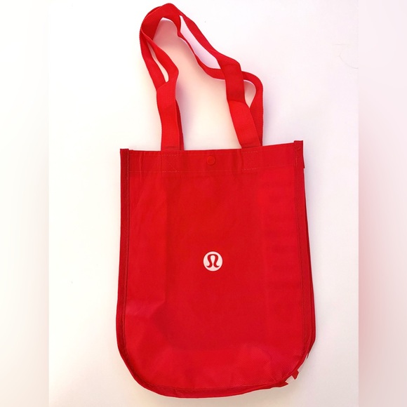 lululemon athletica Handbags - 🍋 Lululemon Red Reusable Tote Bag